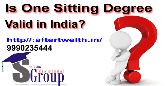 is one sitting degree valid in india? 